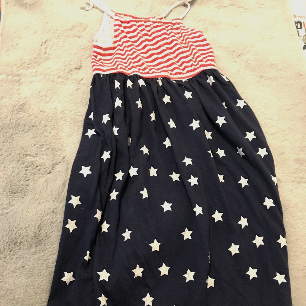 Circo spaghetti strap dress American flag size 5